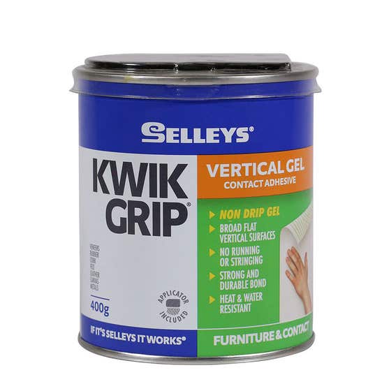 Adhesive Kwik Grip Gel 400g Selleys