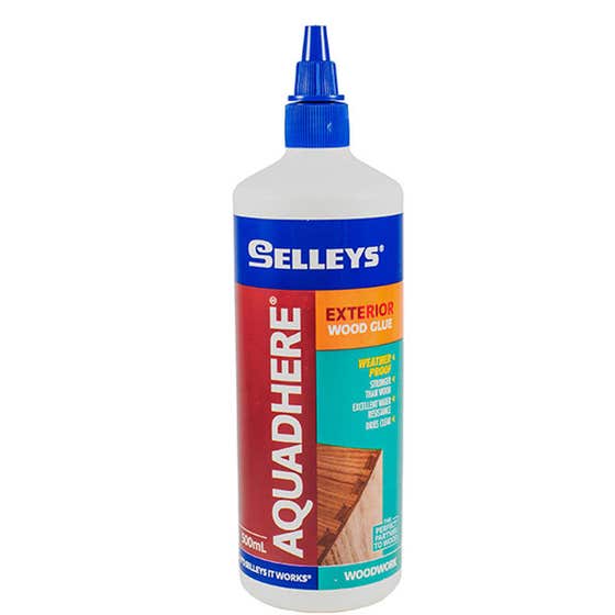 Adhesive Aquadhere Exterior Pva 500ml Selleys