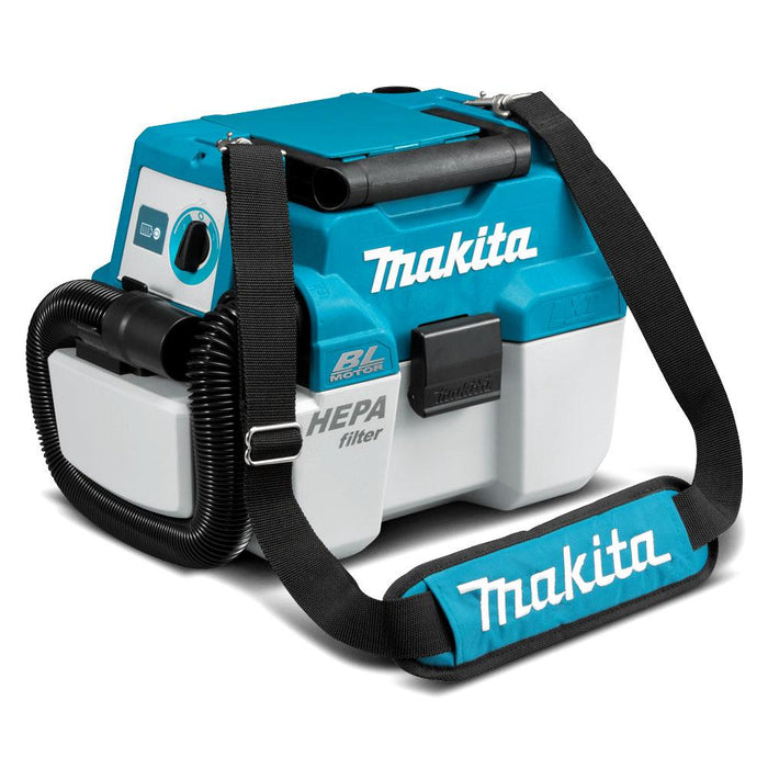 Makita 18V BRUSHLESS Wet/Dry Dust Extraction Vacuum - Tool Only