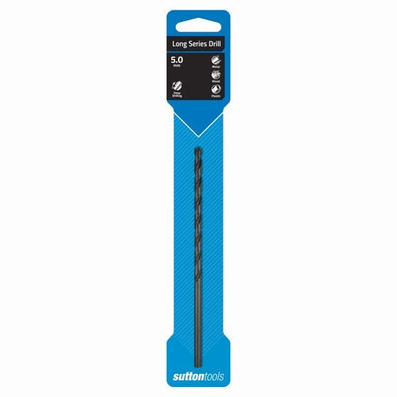 Bit Drill Long Series Hss Met Blue 5.0mm Sutton
