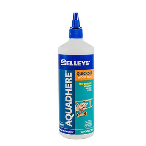 Adhesive Aquadhere Quickset Pva 500ml Selleys