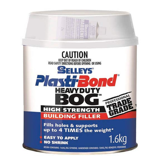 Filler Plasti Bond Heavy Duty Bog 1.6kg Selleys