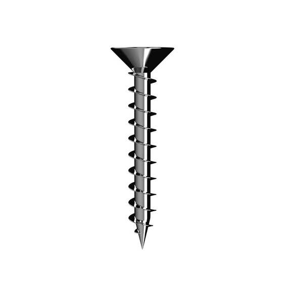 Screw Long Thread Hinge Chrome8g X 30 100pack Bremick