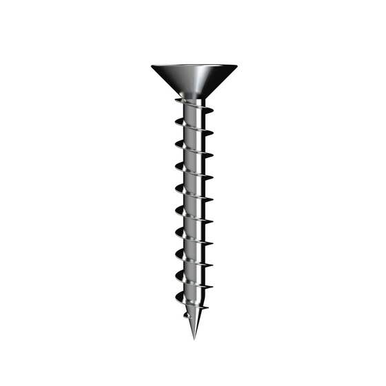 Screw Long Thread Hinge Zinc Plated 6gx25 100pack Bremick