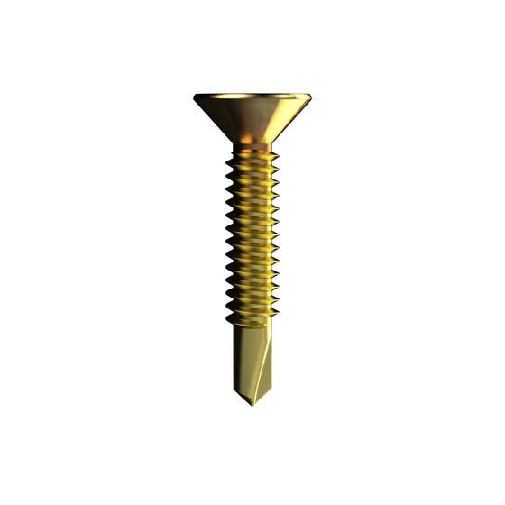 Screw Countersunk Metal Zinc Plated 10gx40Bx250 Bremick