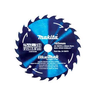 Blade Circ Saw Bluemak 165x20x24t B-15073
