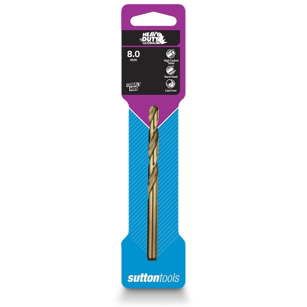 Bit Drill Jobber Heavy Duty Cobalt 8.0mm Sutton