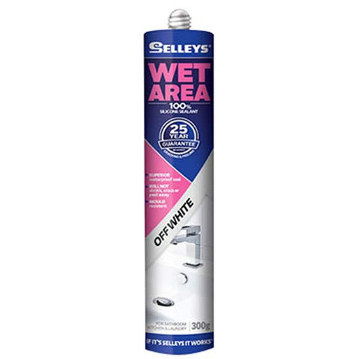 Silicone Wet Area Off White 300g Selleys