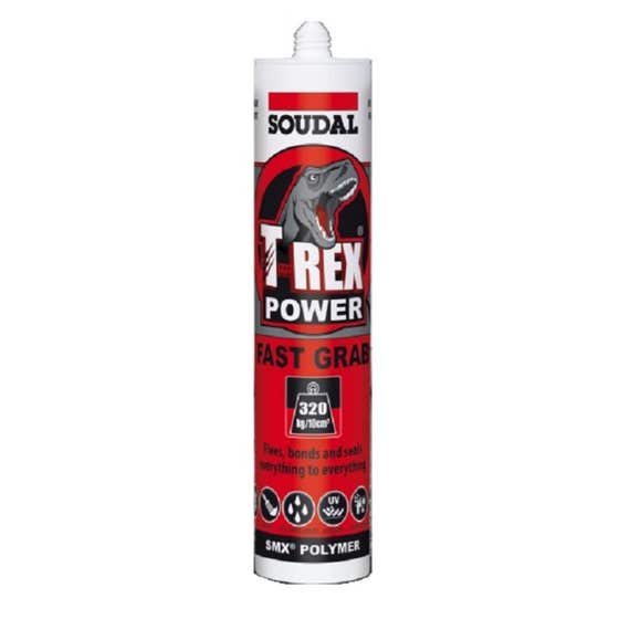 Adhesive T-rex Power Black 290ml Soudal