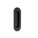 Flush Pull Oval Concealed Fix 120 x 40mm BLK 5241.BLK