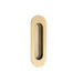 Flush Pull Oval Concealed Fix 120 x 40mm Satin Brass 5241.SB