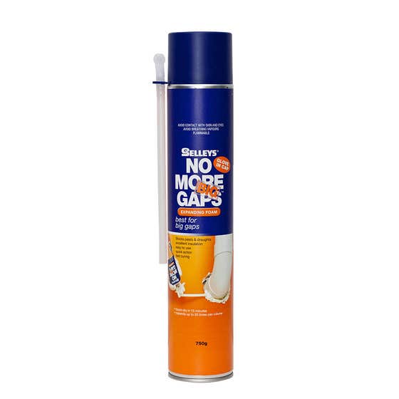 Foam Expanding No More Big Gaps 750ml Selleys