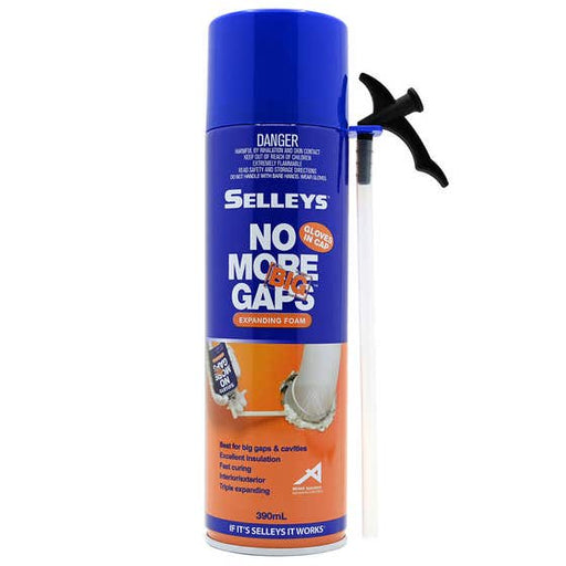 Foam Expanding No More Big Gaps 390ml Selleys