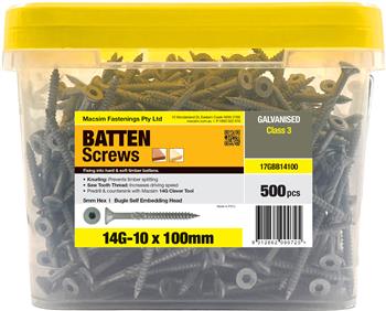 Screw Batten SCR C3 Gal 14x100 Macsim Tub 500