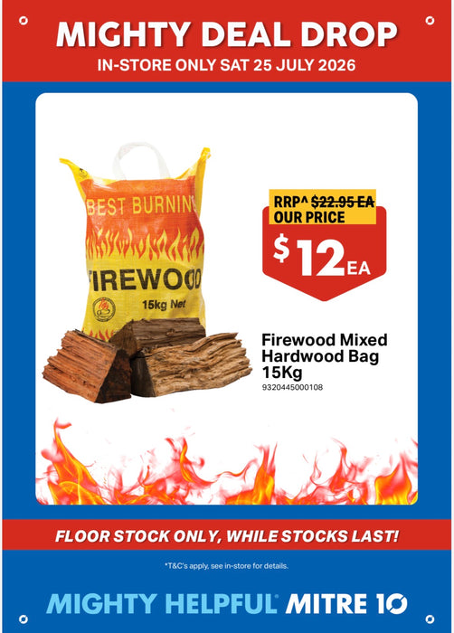 Firewood Mixed Hardwood Bag 15Kg
