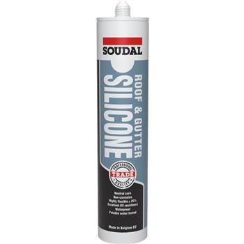 Silicone Roof & Gutter Grey 300ml Soudal