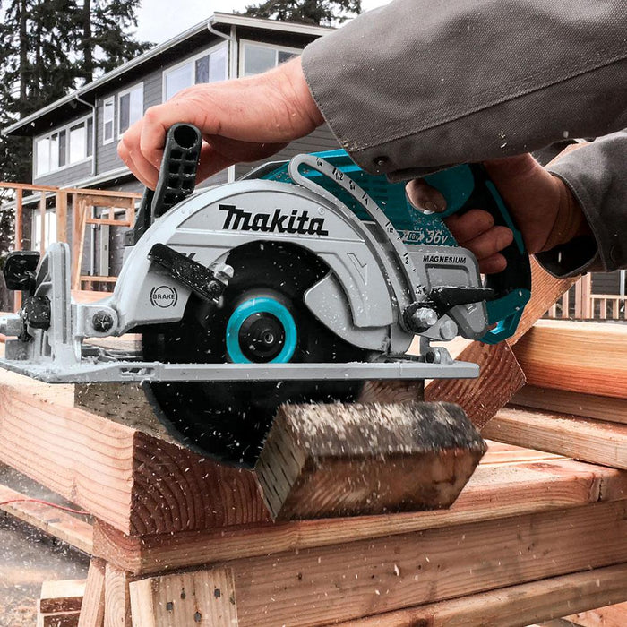 Makita 18Vx2 BRUSHLESS 185mm Rear Handle Circular Saw - Tool Only