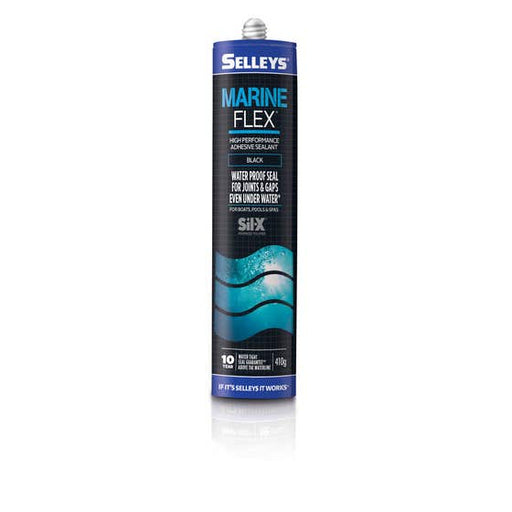 Silicone Marineflex Black 410g Selleys