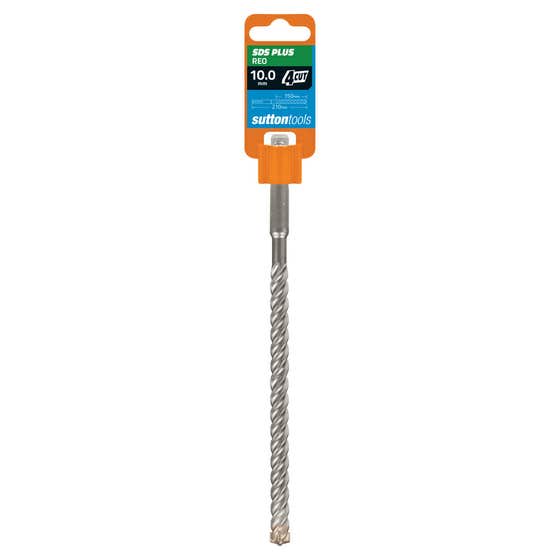 Bit Drill Masonry SDS Plus 4xReo 10x 210 Green Sutton