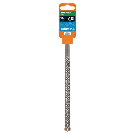 Bit Drill Masonry SDS Plus 4xReo 14x 210 Green Sutton