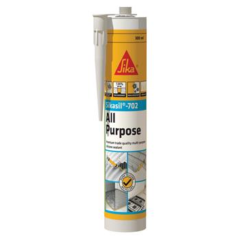 Silicone Sealant All Purpose Tile Grey 300ml Sikasil-702