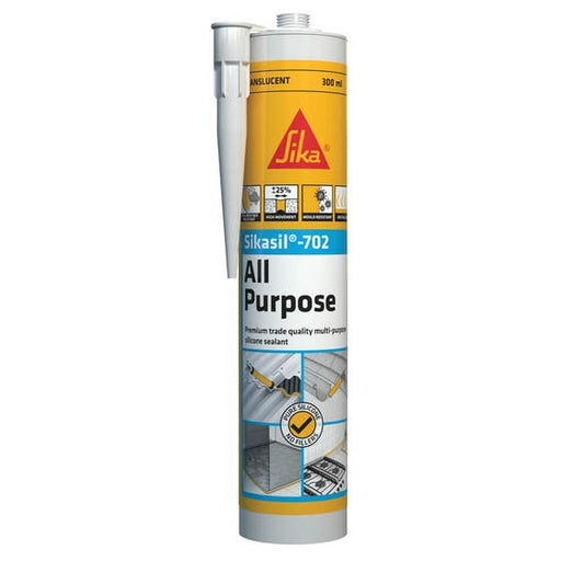 Silicone Sealant All Purpose Translucent 300ml Sikasil-702