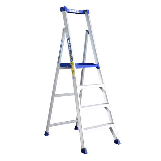 Ladder Platform P150 4 Step Alum 150kg