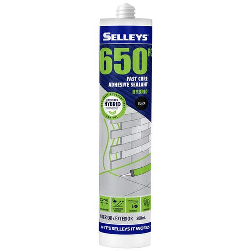 Adhesive Sealant 650FC 300ml BLK Selleys
