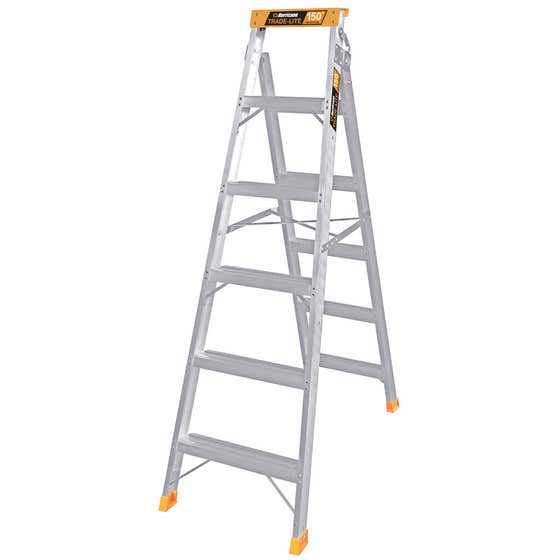 Ladder Trade-lite Dual Purpose Alum 150kg Ind 1.8m