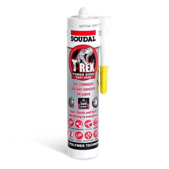 Adhesive T-Rex Pwr FG Grey 290ml Soudal
