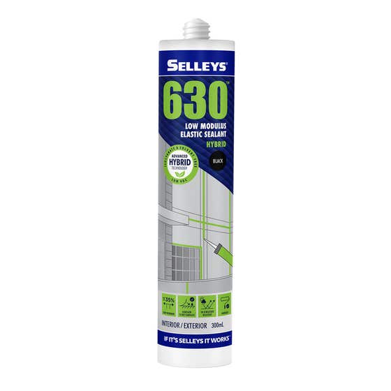 Sealant 630 300ml Black - Selleys