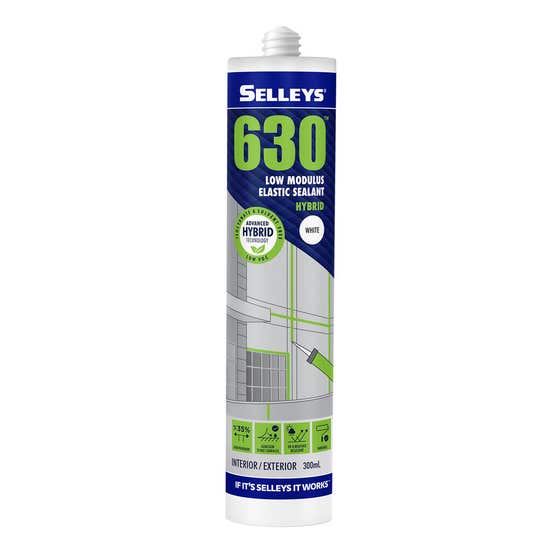Sealant 630 300ml White - Selleys
