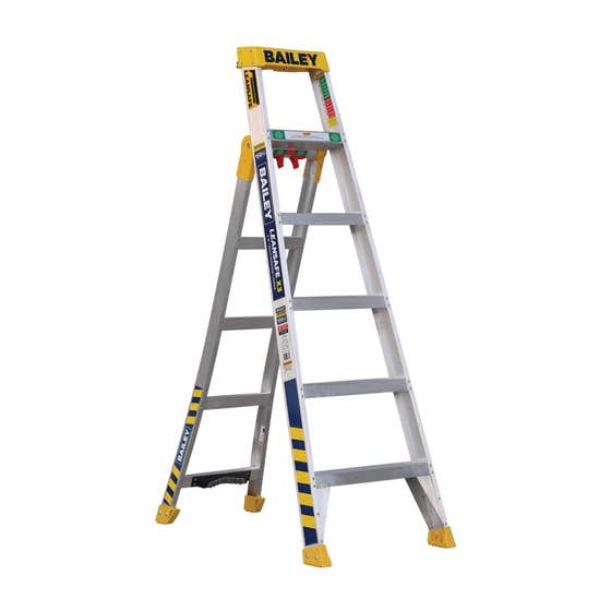 Ladder X3 6 Step Ind 150kg 1.8m Bailey