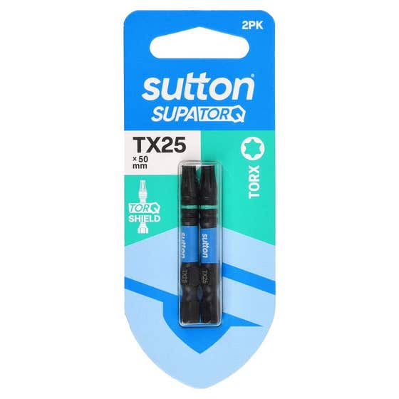 Bit Screwdriver S212 Supatorq Tx40 50mm 2pk Sutton