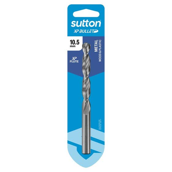 Bit Drill Jobber HSS Bright XP Bullet 10.5mm Sutton
