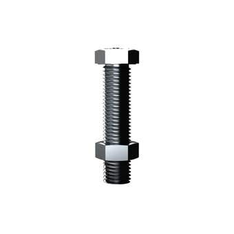 BOLT/N HEX GAL M8X40 BCD