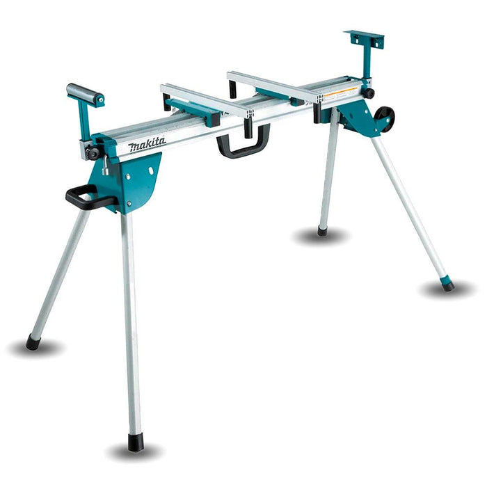 Makita Mitre Saw Stand 2.5m, Folding Legs, Extendable Roller Support Arms, Fully Extended 2550mm / 16kg