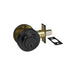 Slimline Deadbolt Rnd Sgl Cyl Mb ZANDA 9060.BLK