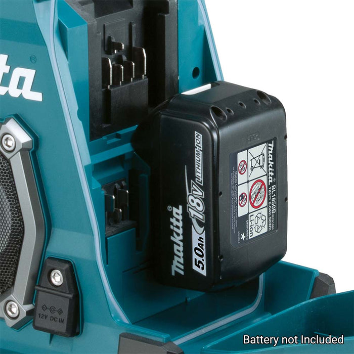 Makita 40V Max Bluetooth Jobsite Radio, also compatible with 18V LXT & 12V Max CXT Batteries  - Tool Only