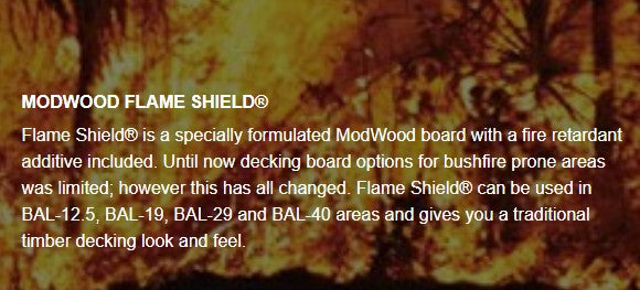 137x23 Flame Shield  Blackbean Modwood R11  5.4m