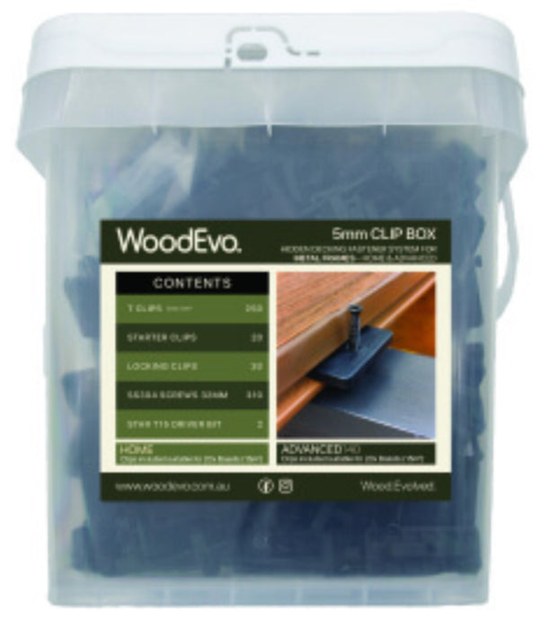 HOME 5mm Metal Clip Box   15m