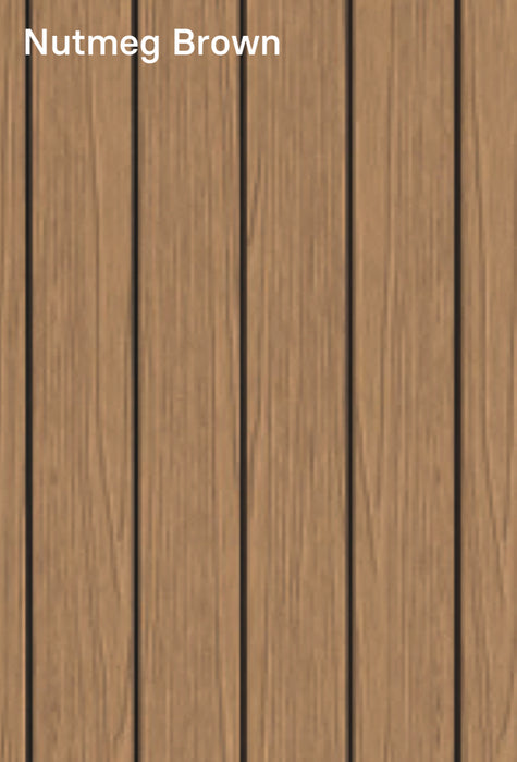 Everdeck Decking 137x23mm 5.4m - Nutmeg / Espresso Brown