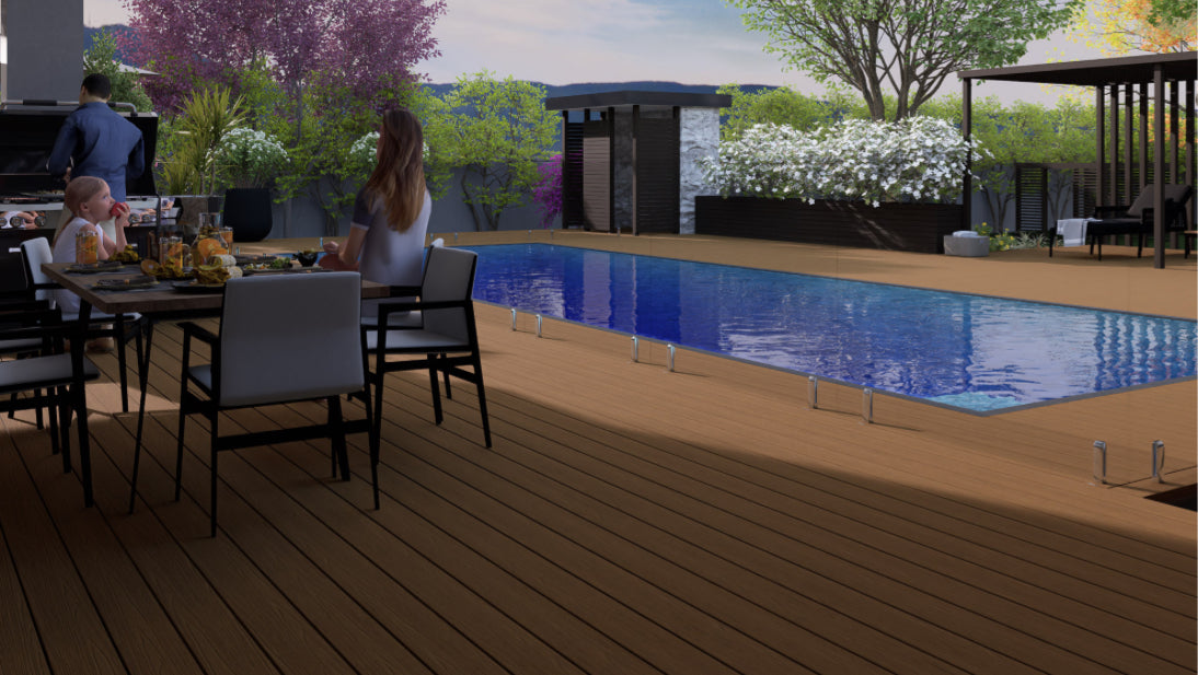 Everdeck Edge Board 137x23mm 5.4m - Nutmeg Brown