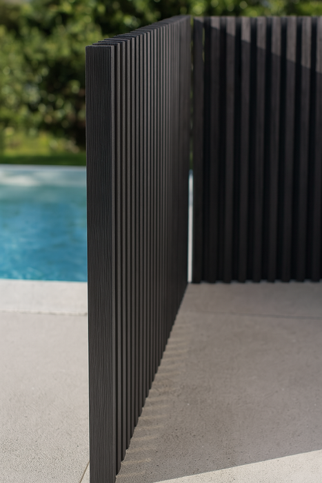 BATTENS PVC Shou Sugi  Ban  40mm x 30mm  5.4m