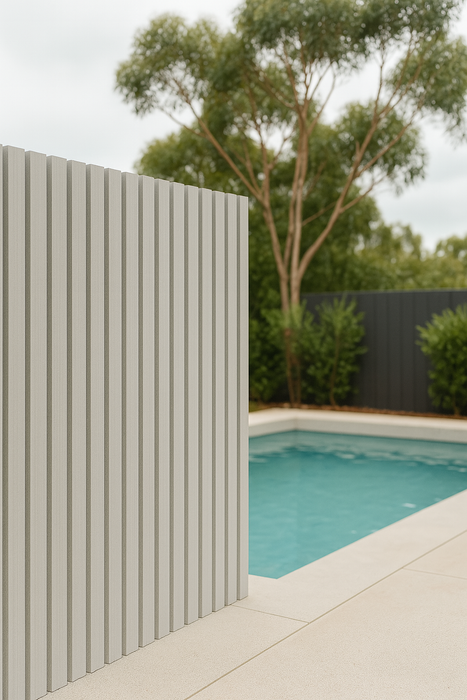 BATTENS PVC Antique  Silver  40mm x 30mm   5.4m