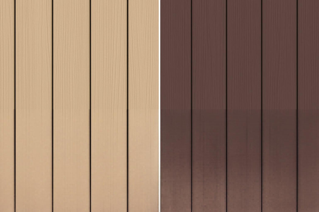 Everdeck Decking 137x23mm 5.4m - Wheatfield / Mocha Brown