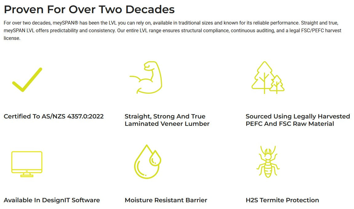 LVL meySPAN F17/E14.2s H2 140x45