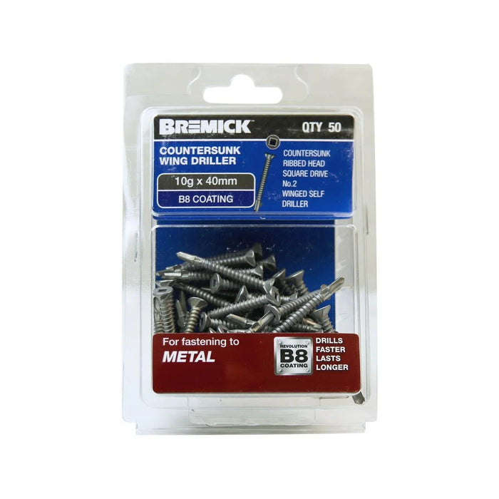 Screw Countersunk Metal C3 10gx30 Bx1000 Bremick