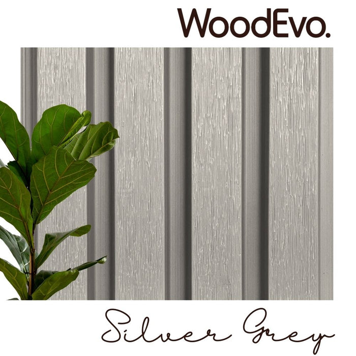 CLADDING Silver Grey  Board  2.9m x 186mm  Coverage